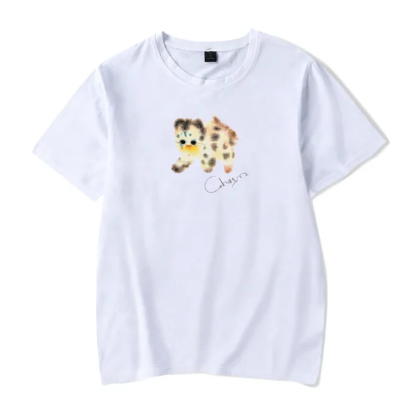 Charm Cat White T-Shirt