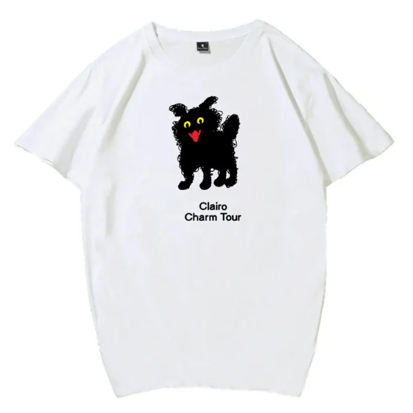 Clairo Charm Fuzzy Cat Tour T-Shirt